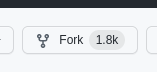 GitHub fork button